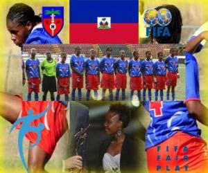 пазл 2010 FIFA Fair Play премии для команды под-17 женщин на Гаити